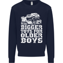 Bigger Toys Older Boys 4X4 Off Roading Mens Sweatshirt Jumper Navy Blue