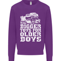 Bigger Toys Older Boys 4X4 Off Roading Mens Sweatshirt Jumper Purple