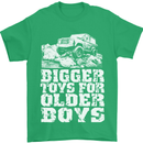Bigger Toys Older Boys 4X4 Off Roading Mens T-Shirt Cotton Gildan Irish Green