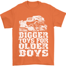 Bigger Toys Older Boys 4X4 Off Roading Mens T-Shirt Cotton Gildan Orange