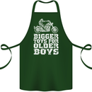 Bigger Toys Older Boys Motorbike Biker Cotton Apron 100% Organic Forest Green