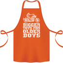 Bigger Toys Older Boys Motorbike Biker Cotton Apron 100% Organic Orange