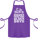 Bigger Toys Older Boys Motorbike Biker Cotton Apron 100% Organic Purple