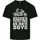Bigger Toys Older Boys Motorbike Biker Mens Cotton T-Shirt Tee Top Black