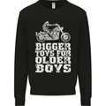 Bigger Toys Older Boys Motorbike Biker Mens Sweatshirt Jumper Black