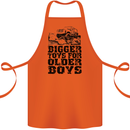 Bigger Toys Older Boys Off Roading Road 4x4 Cotton Apron 100% Organic Orange