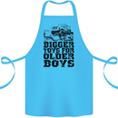 Bigger Toys Older Boys Off Roading Road 4x4 Cotton Apron 100% Organic Turquoise