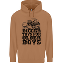 Bigger Toys Older Boys Off Roading Road 4x4 Mens 80% Cotton Hoodie Caramel Latte