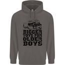 Bigger Toys Older Boys Off Roading Road 4x4 Mens 80% Cotton Hoodie Charcoal