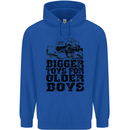 Bigger Toys Older Boys Off Roading Road 4x4 Mens 80% Cotton Hoodie Royal Blue