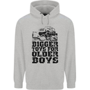 Bigger Toys Older Boys Off Roading Road 4x4 Mens 80% Cotton Hoodie Sports Grey
