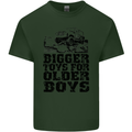 Bigger Toys Older Boys Off Roading Road 4x4 Mens Cotton T-Shirt Tee Top Forest Green