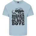 Bigger Toys Older Boys Off Roading Road 4x4 Mens Cotton T-Shirt Tee Top Light Blue