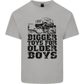 Bigger Toys Older Boys Off Roading Road 4x4 Mens Cotton T-Shirt Tee Top Sports Grey