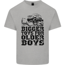 Bigger Toys Older Boys Off Roading Road 4x4 Mens Cotton T-Shirt Tee Top Sports Grey