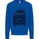 Bigger Toys Older Boys Off Roading Road 4x4 Mens Sweatshirt Jumper Royal Blue