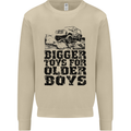 Bigger Toys Older Boys Off Roading Road 4x4 Mens Sweatshirt Jumper Sand