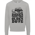 Bigger Toys Older Boys Off Roading Road 4x4 Mens Sweatshirt Jumper Sports Grey