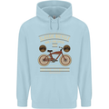 Bike Built for Speed Cycling Bicycle Childrens Kids Hoodie Light Blue