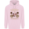 Bike Built for Speed Cycling Bicycle Childrens Kids Hoodie Light Pink