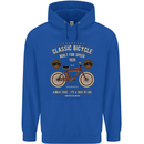 Bike Built for Speed Cycling Bicycle Childrens Kids Hoodie Royal Blue