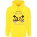 Bike Built for Speed Cycling Bicycle Childrens Kids Hoodie Yellow