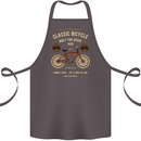 Bike Built for Speed Cycling Bicycle Cotton Apron 100% Organic Dark Grey