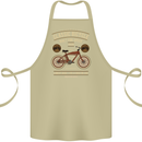 Bike Built for Speed Cycling Bicycle Cotton Apron 100% Organic Khaki