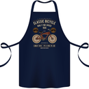 Bike Built for Speed Cycling Bicycle Cotton Apron 100% Organic Navy Blue