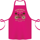 Bike Built for Speed Cycling Bicycle Cotton Apron 100% Organic Pink