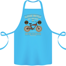 Bike Built for Speed Cycling Bicycle Cotton Apron 100% Organic Turquoise