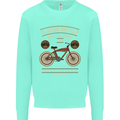 Bike Built for Speed Cycling Bicycle Kids Sweatshirt Jumper Peppermint