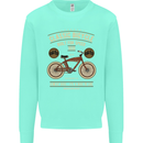 Bike Built for Speed Cycling Bicycle Kids Sweatshirt Jumper Peppermint