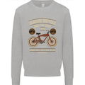 Bike Built for Speed Cycling Bicycle Kids Sweatshirt Jumper Sports Grey