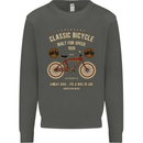 Bike Built for Speed Cycling Bicycle Kids Sweatshirt Jumper Storm Grey