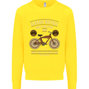 Bike Built for Speed Cycling Bicycle Kids Sweatshirt Jumper Yellow