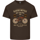 Bike Built for Speed Cycling Bicycle Kids T-Shirt Childrens Chocolate