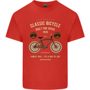 Bike Built for Speed Cycling Bicycle Kids T-Shirt Childrens Red