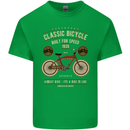 Bike Built for Speed Cycling Bicycle Mens Cotton T-Shirt Tee Top Irish Green