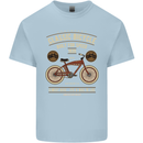 Bike Built for Speed Cycling Bicycle Mens Cotton T-Shirt Tee Top Light Blue