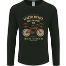 Bike Built for Speed Cycling Bicycle Mens Long Sleeve T-Shirt Black