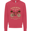 Bike Built for Speed Cycling Bicycle Mens Sweatshirt Jumper Heliconia