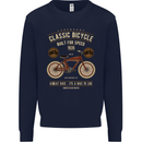 Bike Built for Speed Cycling Bicycle Mens Sweatshirt Jumper Navy Blue