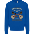 Bike Built for Speed Cycling Bicycle Mens Sweatshirt Jumper Royal Blue