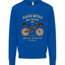 Bike Built for Speed Cycling Bicycle Mens Sweatshirt Jumper Royal Blue