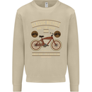 Bike Built for Speed Cycling Bicycle Mens Sweatshirt Jumper Sand
