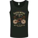 Bike Built for Speed Cycling Bicycle Mens Vest Tank Top Black