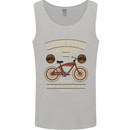 Bike Built for Speed Cycling Bicycle Mens Vest Tank Top Sports Grey