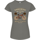 Bike Built for Speed Cycling Bicycle Womens Petite Cut T-Shirt Charcoal
