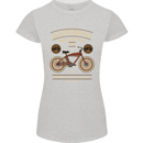 Bike Built for Speed Cycling Bicycle Womens Petite Cut T-Shirt Sports Grey